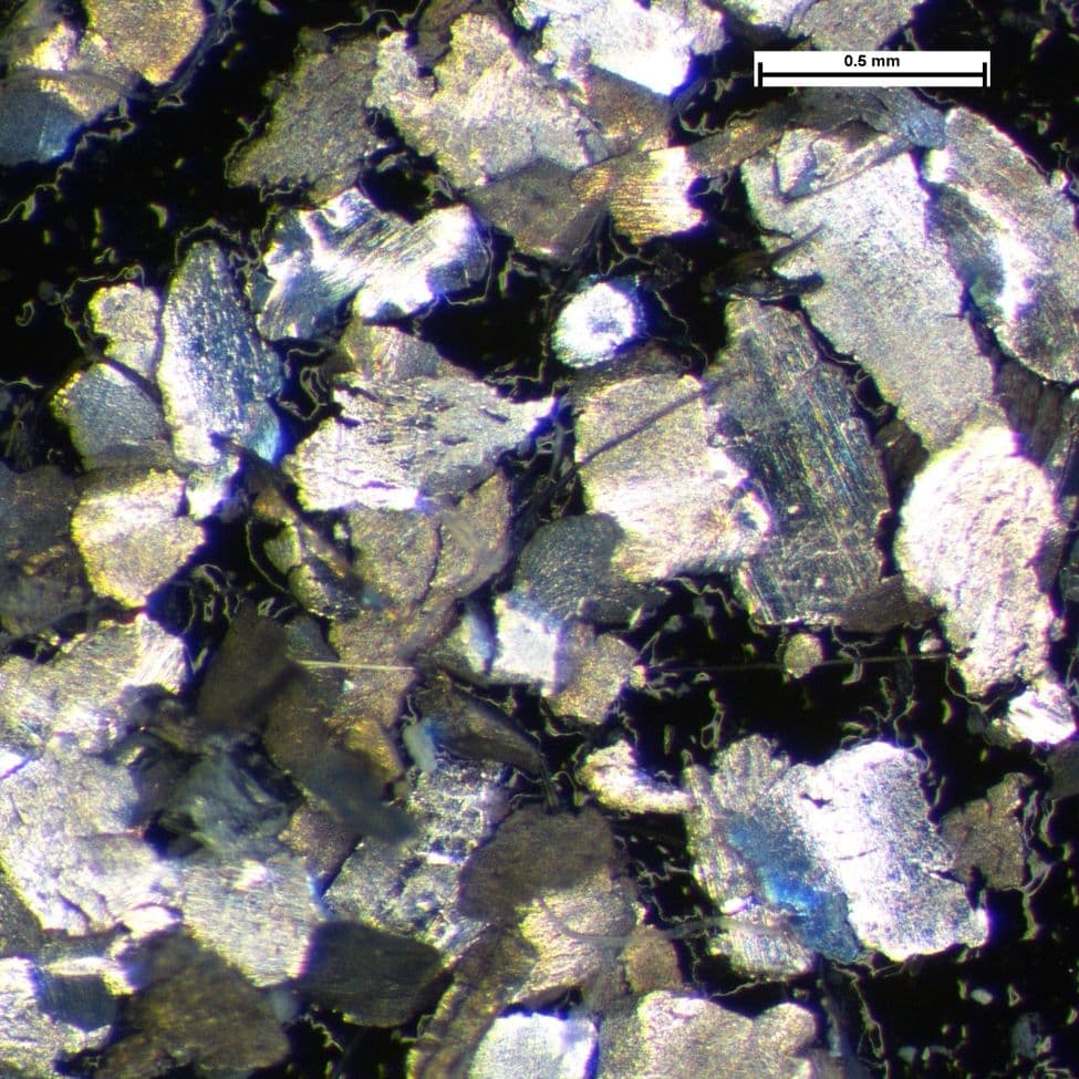 Image of Debris Contamination after Analysis | SureScreen Materials