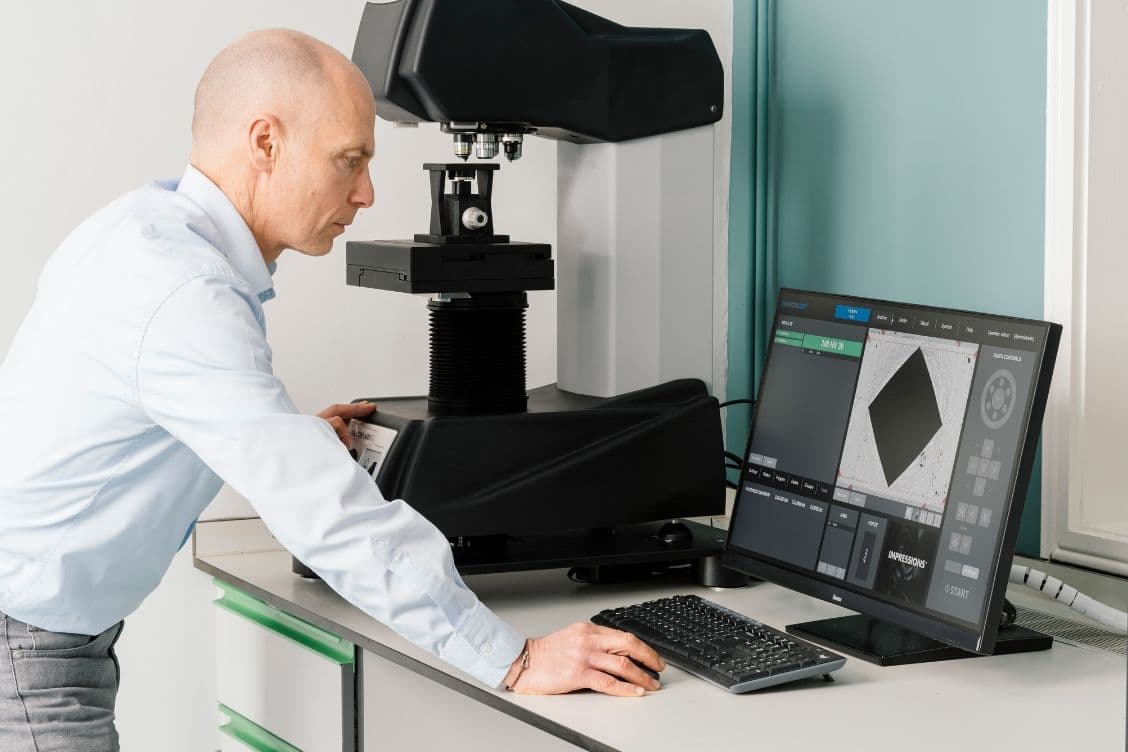 Vickers Hardness Testing | Materials Testing | SureScreen Materials